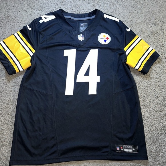 Nike Other - Nike Pittsburgh Steelers George Pickens 14 Jersey Mens Large Black NFL Dri-FIT
